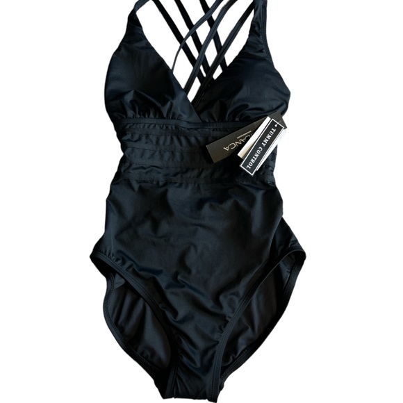 ❌SOLD Island goddess multi strap cross back one piece - Picture 4 of 10